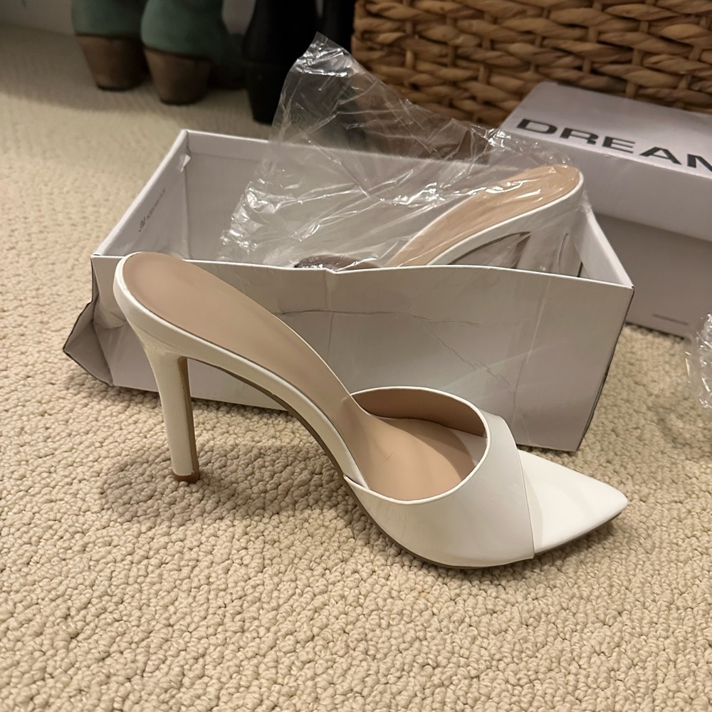 Elegant White Women's Heels